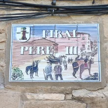 Carrer Firal Pere III