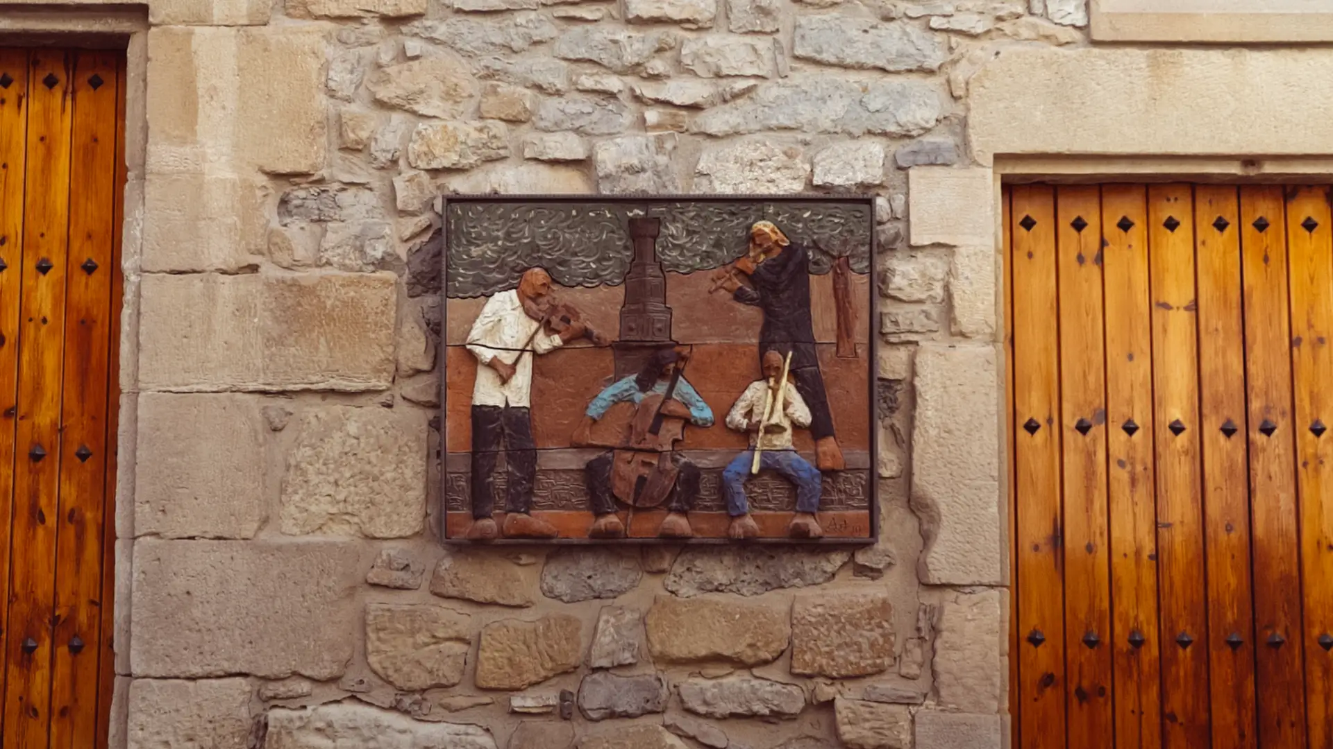 Quartet de Cambra a la Plaça Major - Ruta dels Murals Ceràmics de Verdú